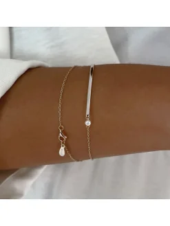 Silber-Armkette mit Schmuckelement