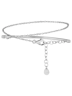 Silber-Armkette mit Schmuckelement
