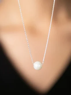 Silber-Halskette - (L)43 cm