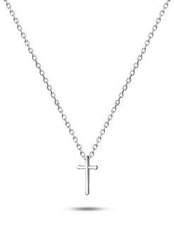 Silber-Halskette mit Anhänger - (L)55 cm