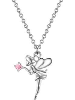 Silber-Halskette mit Anhänger - (L)35 cm