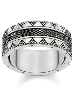 Silber-Ring mit Edelsteinen