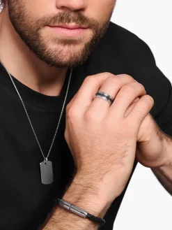 Silber-Ring mit Edelsteinen
