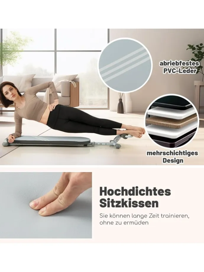 Sit up Bank klappbar in Blau