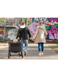 Sitz für Klappbollerwagen Cruiser in Grau