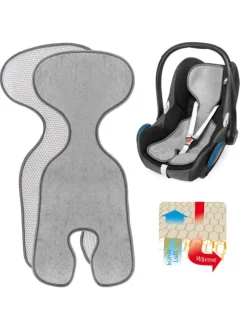 Sitzauflage für Babyschale Cool & Dry - in grau