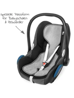 Sitzauflage für Babyschale Cool & Dry - in grau