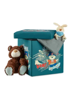 Sitzhocker Kinder Bär - (B)38 x (H)38 x (T)38 cm