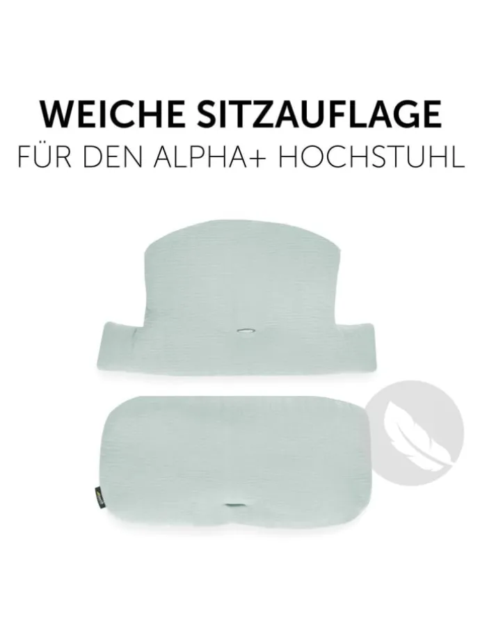 Sitzkissen / Hochstuhlauflage für Alpha Hochstuhl in gruen