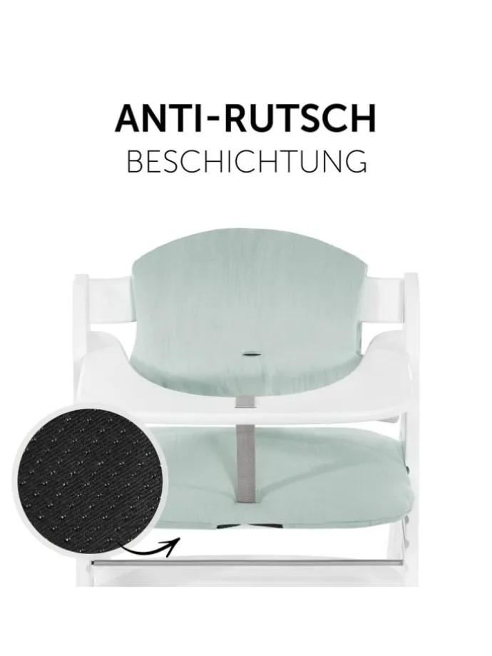 Sitzkissen / Hochstuhlauflage für Alpha Hochstuhl in gruen