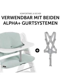 Sitzkissen / Hochstuhlauflage für Alpha Hochstuhl in gruen