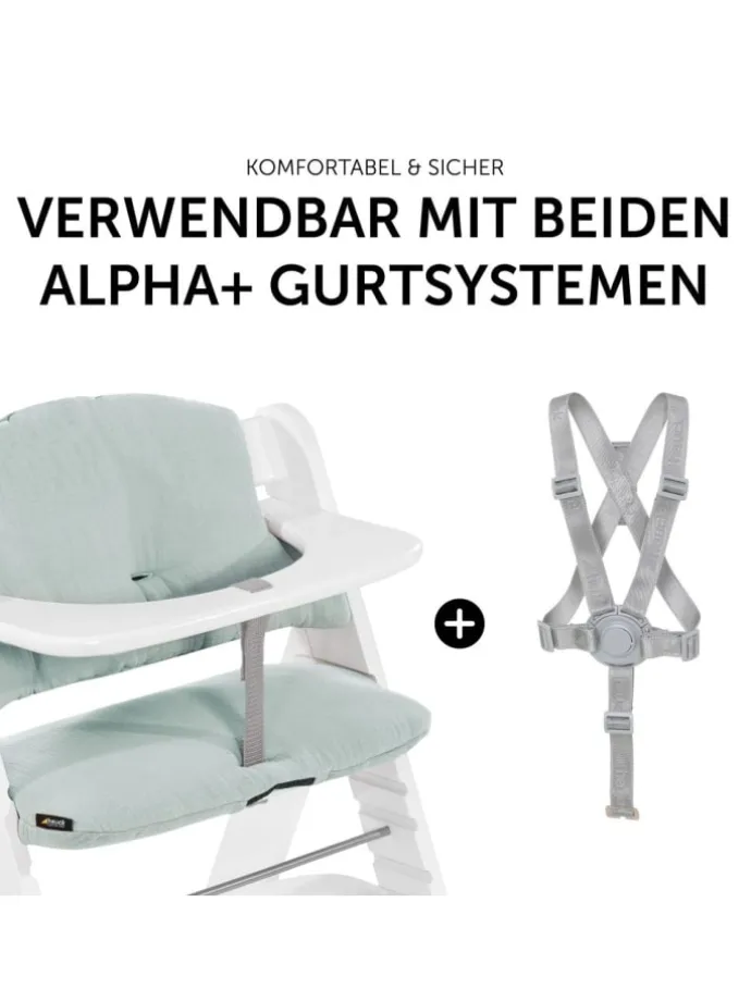 Sitzkissen / Hochstuhlauflage für Alpha Hochstuhl in gruen