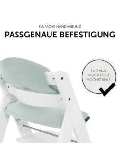 Sitzkissen / Hochstuhlauflage für Alpha Hochstuhl in gruen