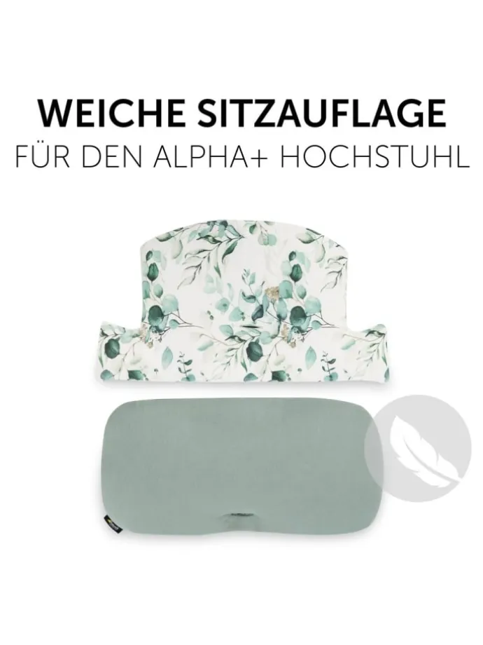 Sitzkissen / Hochstuhlauflage für Alpha Hochstuhl in gruen,bunt