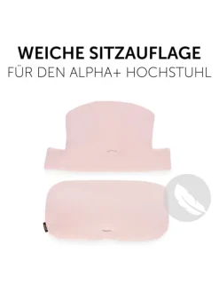 Sitzkissen / Hochstuhlauflage für Alpha Hochstuhl in rosa