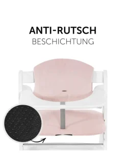 Sitzkissen / Hochstuhlauflage für Alpha Hochstuhl in rosa