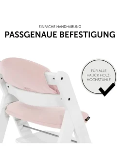 Sitzkissen / Hochstuhlauflage für Alpha Hochstuhl in rosa