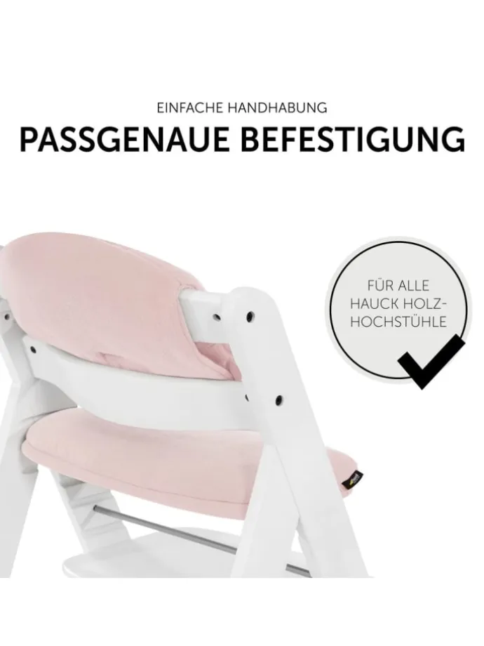 Sitzkissen / Hochstuhlauflage für Alpha Hochstuhl in rosa
