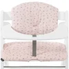 Sitzkissen / Hochstuhlauflage für Alpha Hochstuhl in rosa,grau