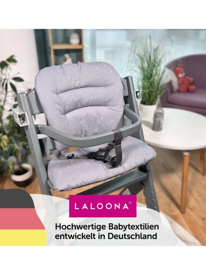 Sitzkissen / Hochstuhlauflage für bebeconfort in grau