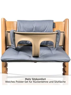 Sitzkissen / Hochstuhlauflage für Stokke in grau