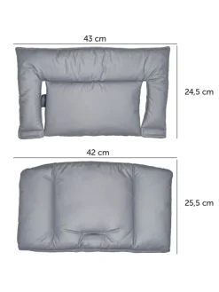 Sitzkissen / Hochstuhlauflage für Stokke in grau