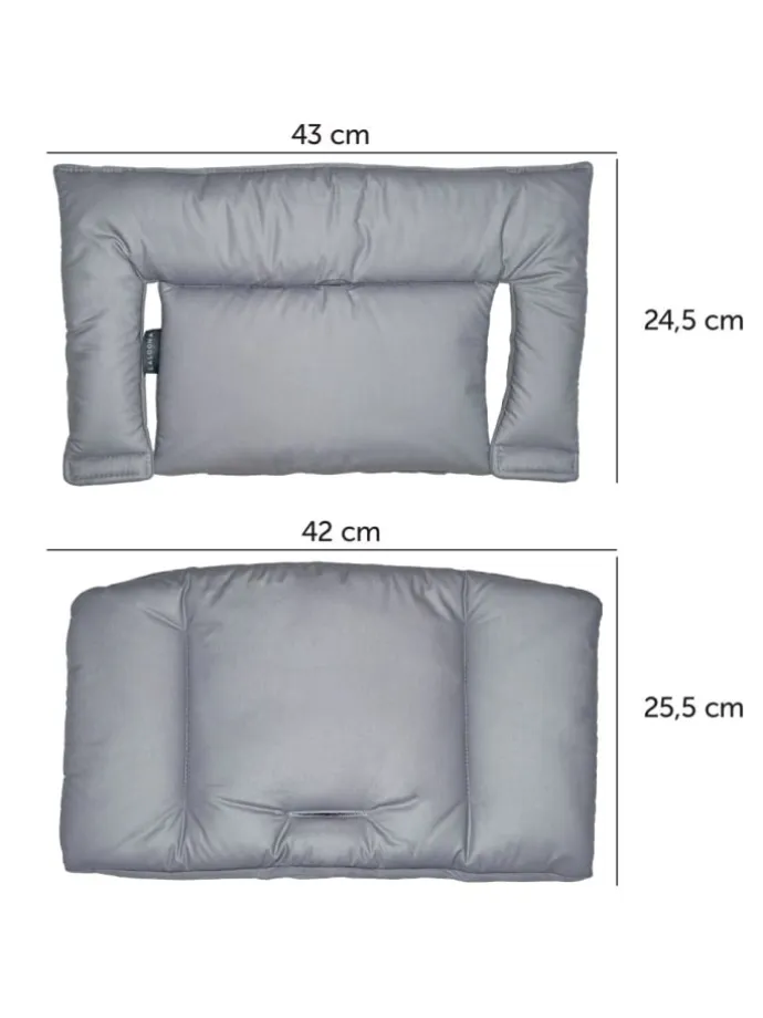 Sitzkissen / Hochstuhlauflage für Stokke in grau