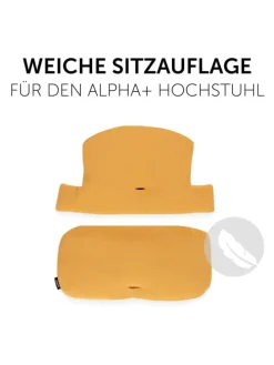 Sitzkissen / Hochstuhlauflage für Alpha Hochstuhl in orange,gelb