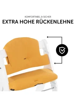 Sitzkissen / Hochstuhlauflage für Alpha Hochstuhl in orange,gelb