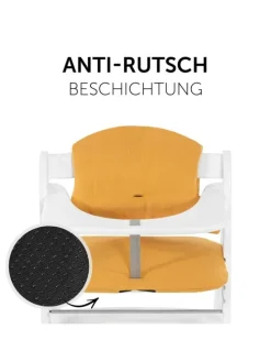 Sitzkissen / Hochstuhlauflage für Alpha Hochstuhl in orange,gelb