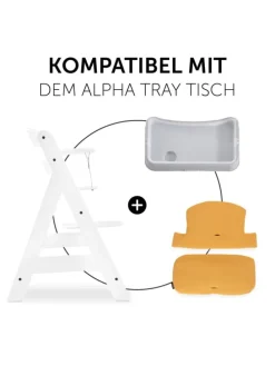 Sitzkissen / Hochstuhlauflage für Alpha Hochstuhl in orange,gelb