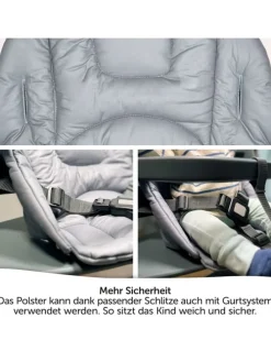 Sitzverkleinerer für bebeconfort Timba Hochstuhl in grau