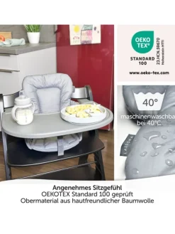 Sitzverkleinerer für Hauck Alpha Hochstuhl in grau