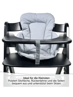 Sitzverkleinerer für Hauck Alpha Hochstuhl in grau