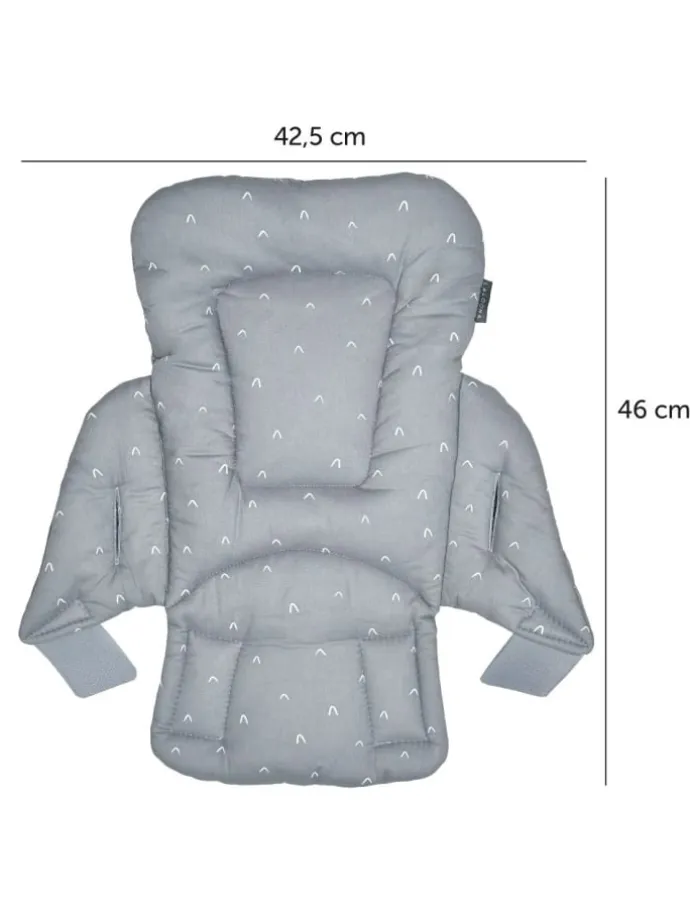 Sitzverkleinerer für Hauck Alpha Hochstuhl in grau