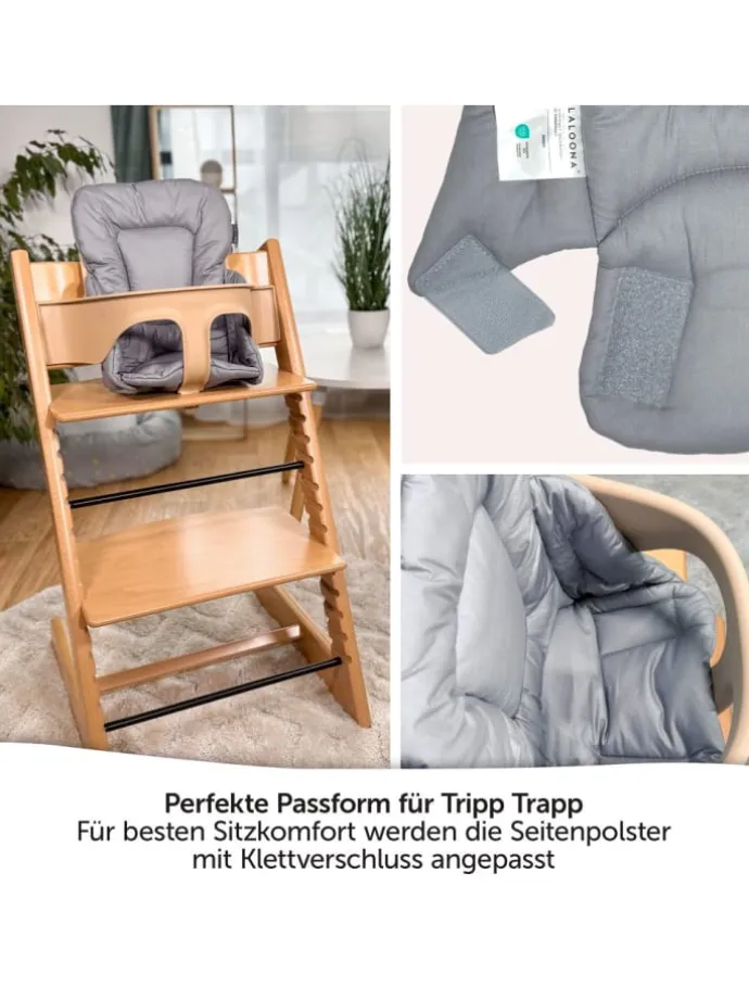 Sitzverkleinerer für Stokke Tripp Trapp Hochstuhl in grau