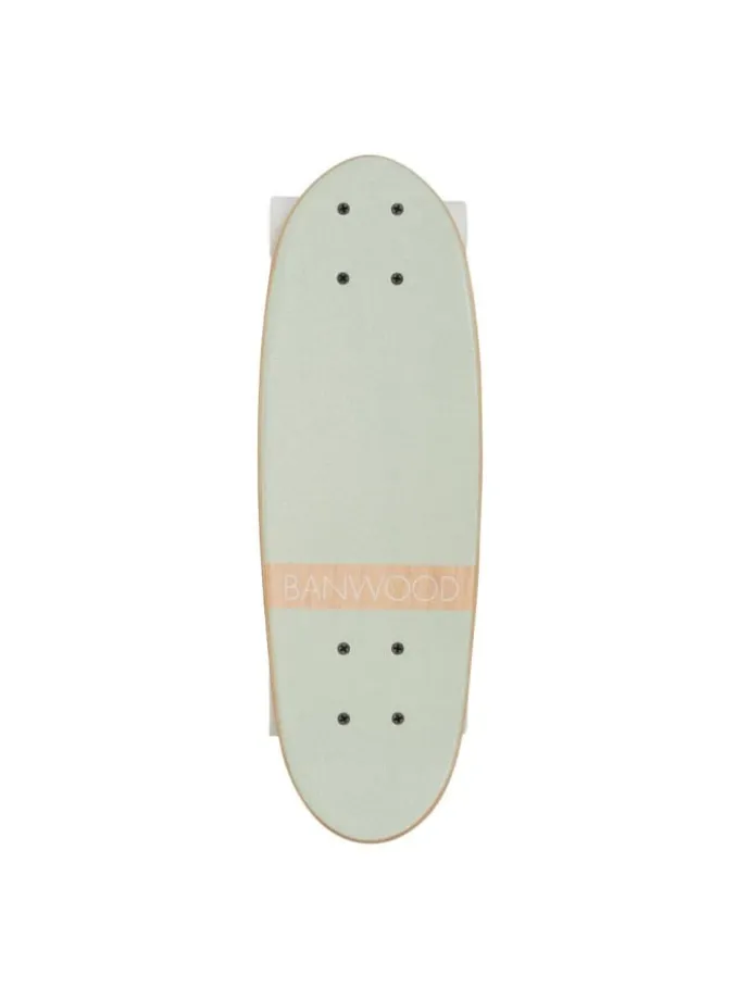 Skateboard aus Holz für Kinder, ab 3 Jahren, Minze