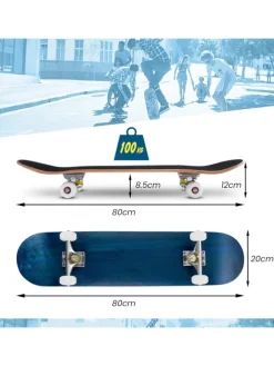 Skateboard in Blau