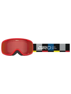 Ski-/ Snowboardbrille "Buster" in Rot/ Bunt