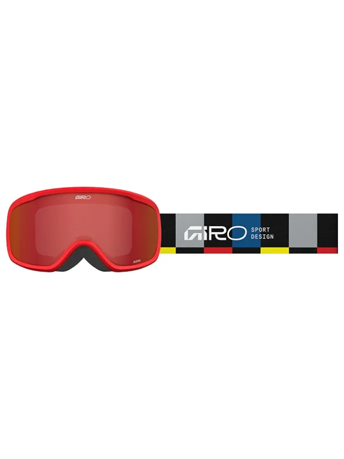 Ski-/ Snowboardbrille "Buster" in Rot/ Bunt