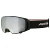 Ski-/ Snowboardbrille "Double Jack" in Schwarz/ Grau