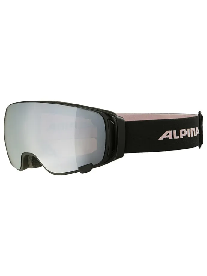 Ski-/ Snowboardbrille "Double Jack" in Schwarz/ Grau