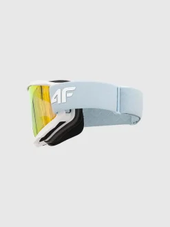 Ski-/ Snowboardbrille in Hellblau/ Orange