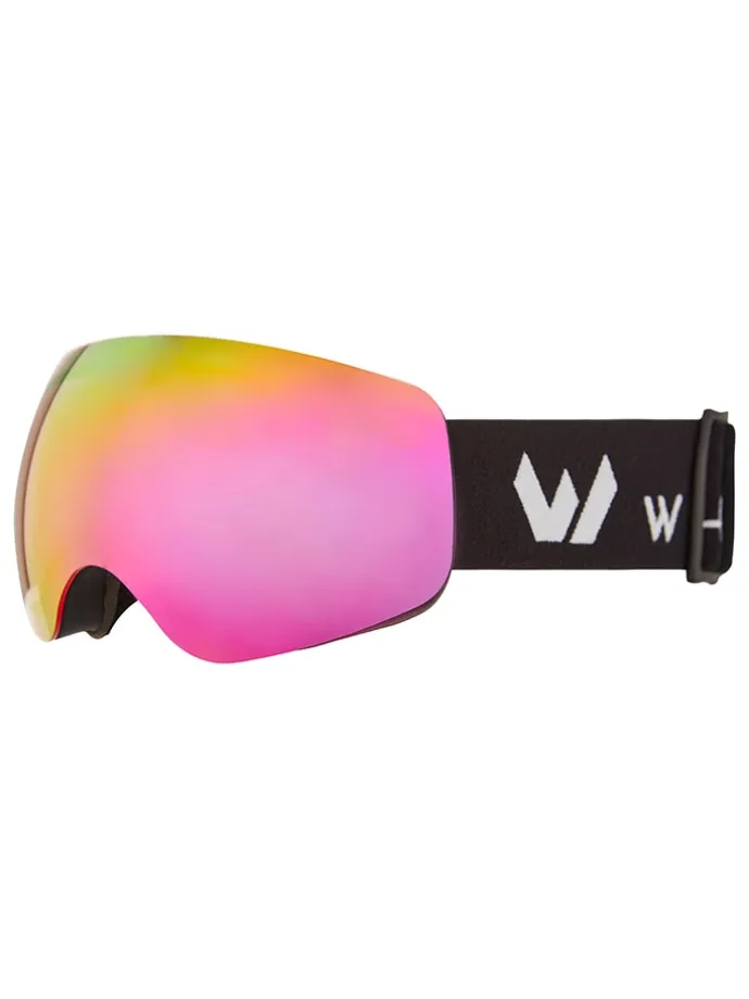 Ski-/ Snowboard-Brille in Schwarz/ Bunt