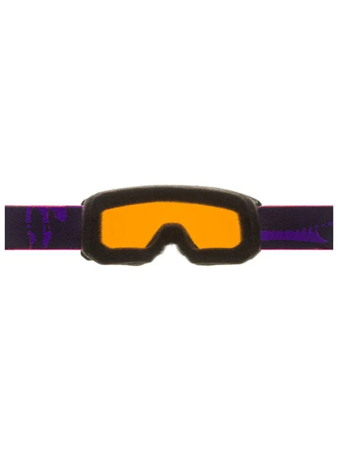 Ski-/ Snowboardbrille "Scarabeo JR" in Schwarz/ Orange