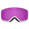 Ski-/ Snowboardbrille "Stomp" in Weiß/ Lila
