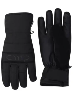 Ski-/ Snowboardfingerhandschuhe in Schwarz