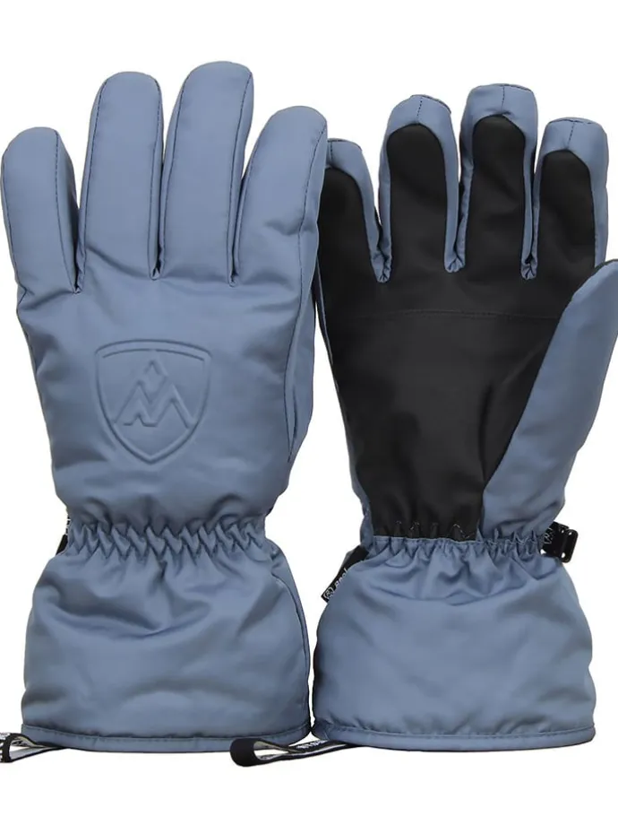 Ski-/ Snowboardfingerhandschuhe "Monster" in Blau/ Blau