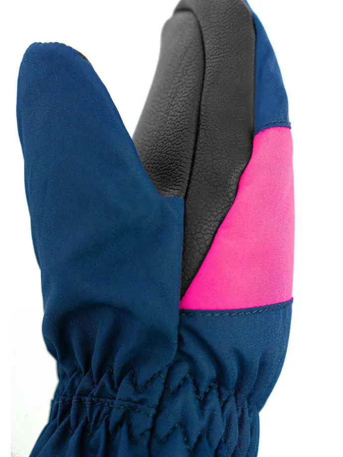 Ski-/ Snowboardfäustlinge "Cliff R-TEX® XT" in Dunkelblau/ Pink