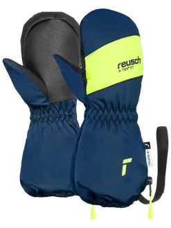 Ski-/ Snowboardfäustlinge "Cliff R-TEX® XT" in Dunkelblau/ Gelb